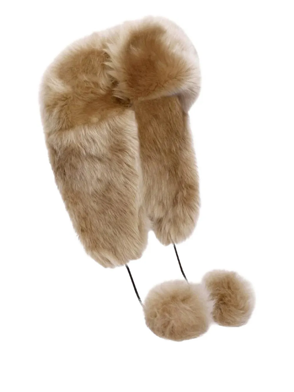 BIGARDINI Angelica pom-pom trapper hat - Beige