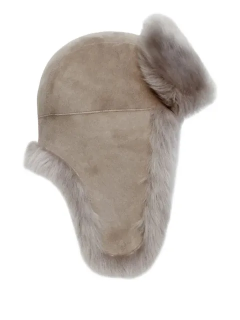 BIGARDINI fur trim hat
