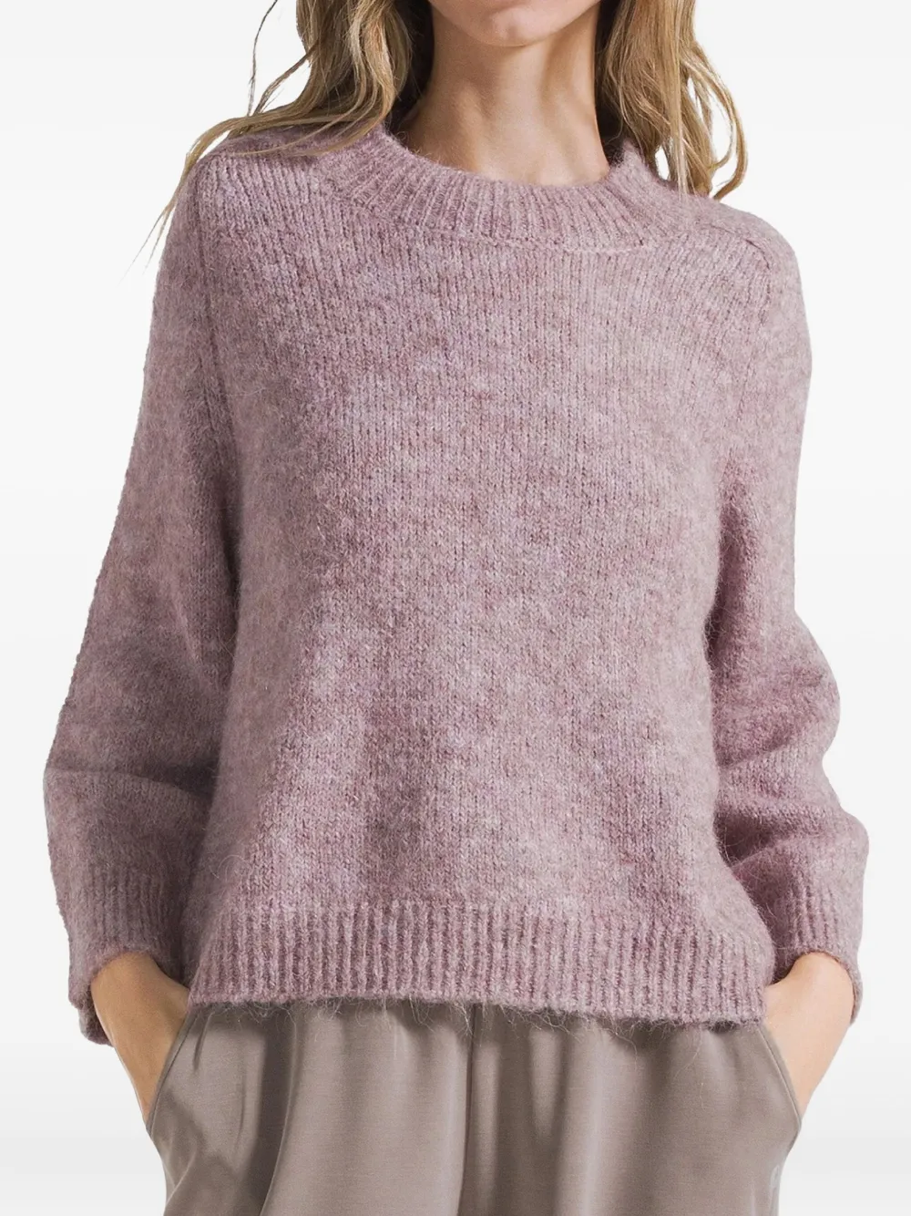 Deha Crew-neck Sweater In Pink