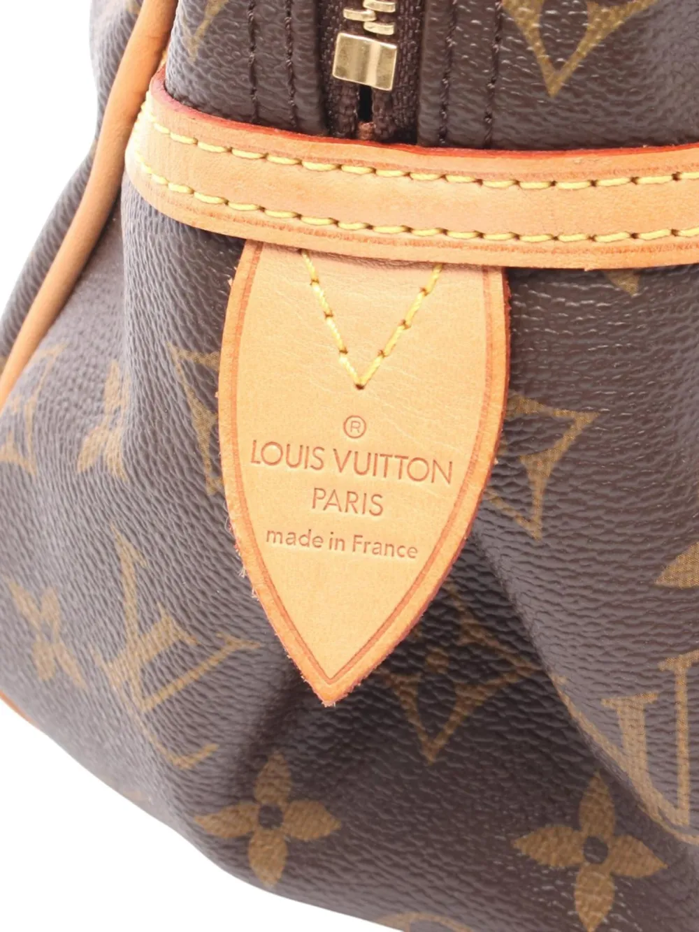 Pre-owned Louis Vuitton 2008 Monogram Montorgueil Pm Handbag In Brown