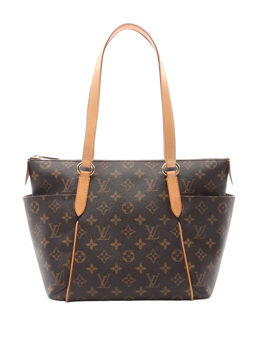 Pre-owned Louis Vuitton 2009 Monogram Totally Pm Tote Bag In Brown