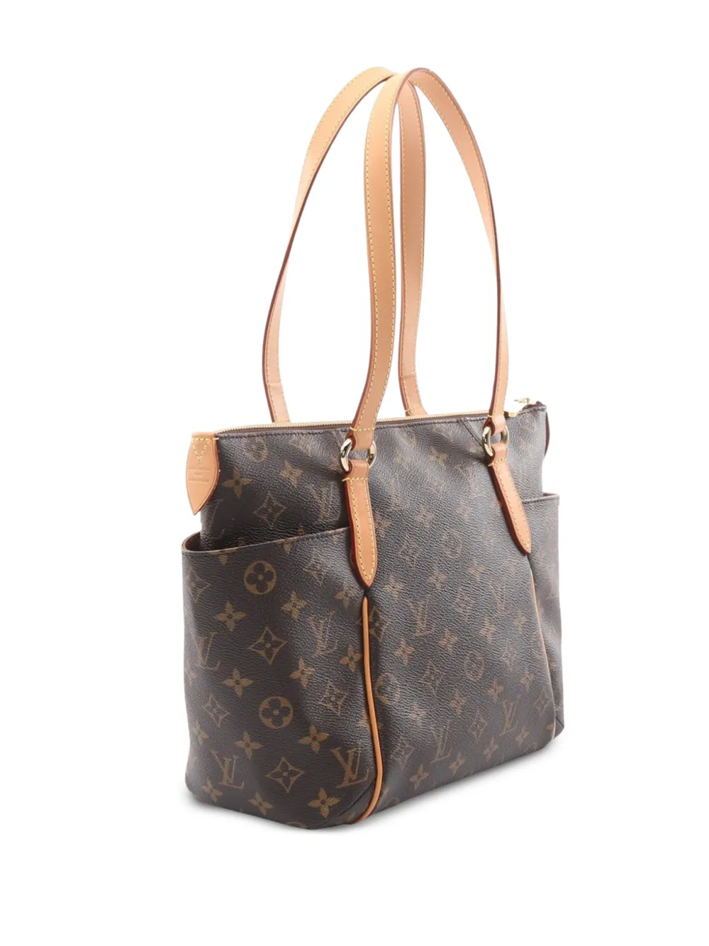 Pre-owned Louis Vuitton 2009 Monogram Totally Pm Tote Bag In Brown