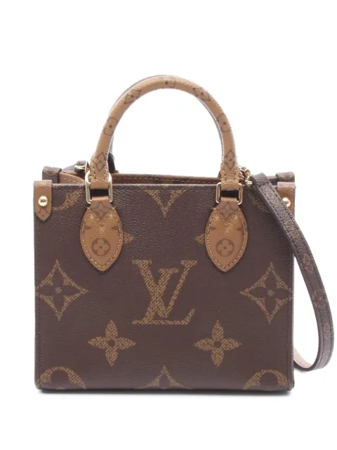 Louis Vuitton Pre-Owned شنطة 'ريفيرس أون ذا غو BB' بمونوغرام وحمالة كتف 2021-2025