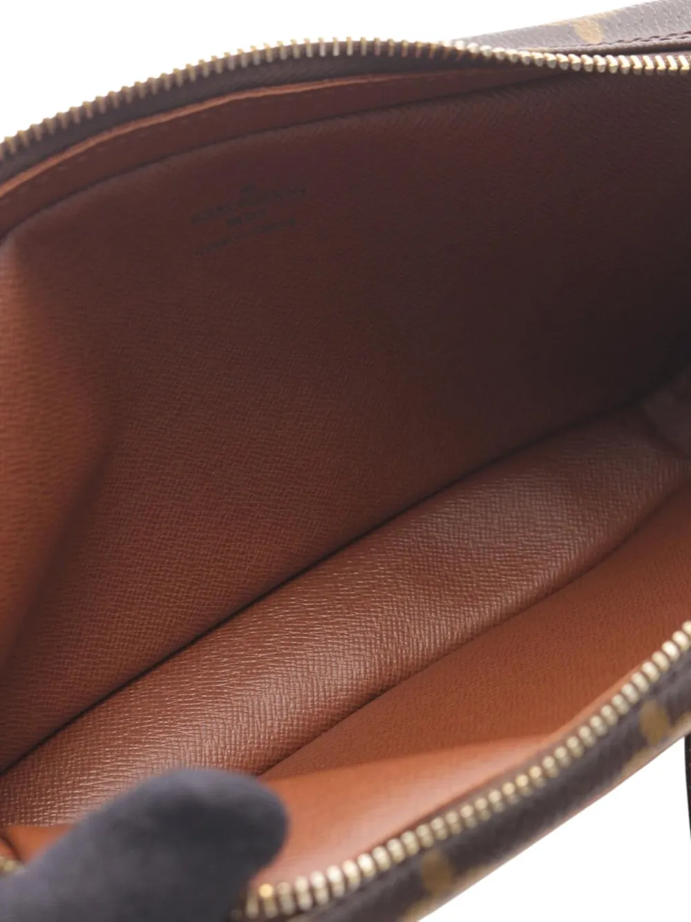Pre-owned Louis Vuitton 2004 Monogram Pochette Marly Bandouliere Crossbody Bag In Brown