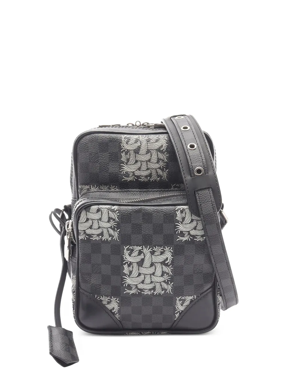 Louis Vuitton Pre-Owned 2015 クリストファー ネメス ダミエ グラフィット アマゾン ショルダーバッグ - Louis Vuitton Pre-Owned 2015 クリストファー ネメス ダミエ グラフィット アマゾン ショルダーバッグ -