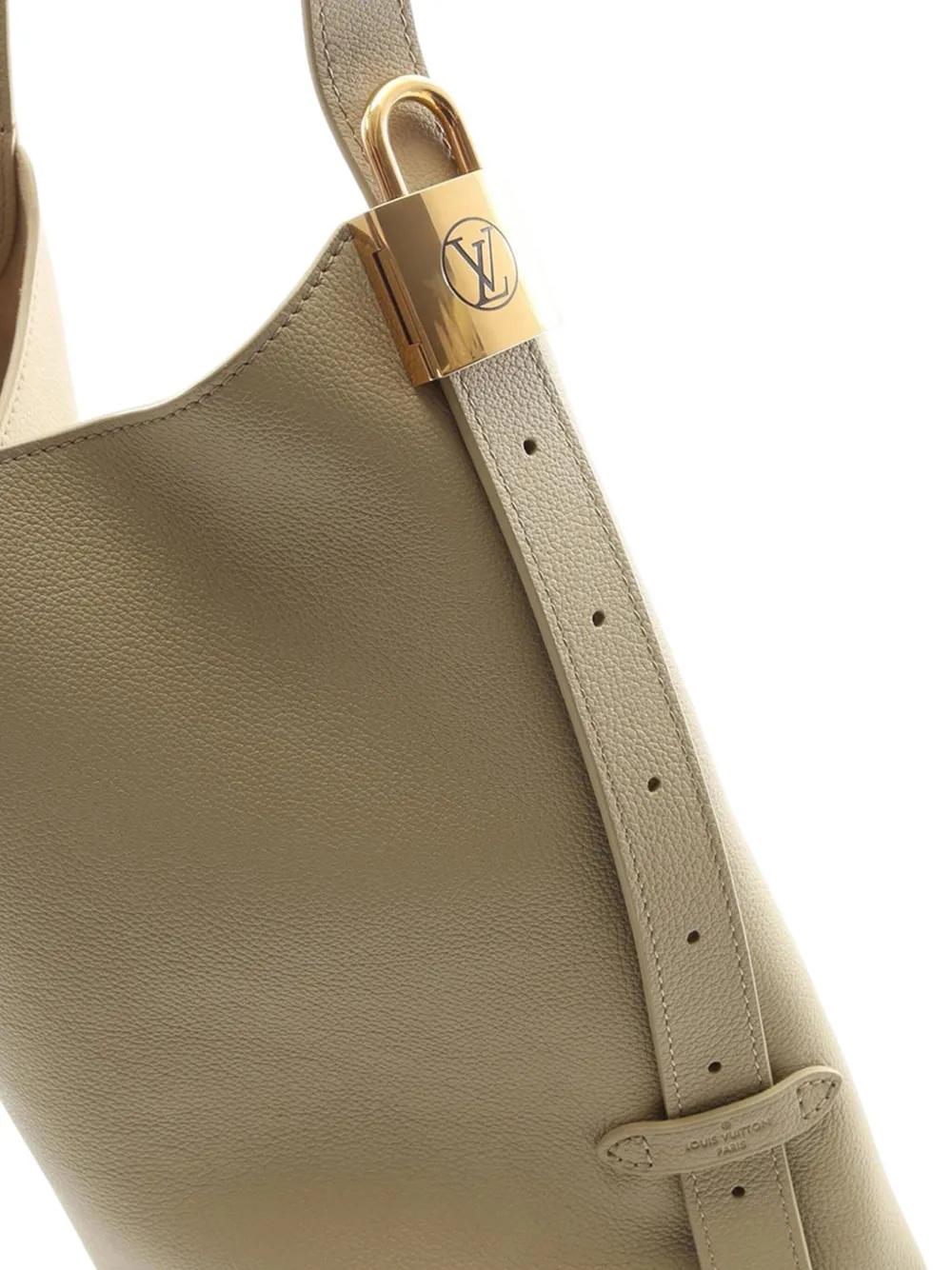 Pre-owned Louis Vuitton 2021-2025 Smooth Grained Calfskin Low Key Hobo Mm Shoulder Bag In Brown