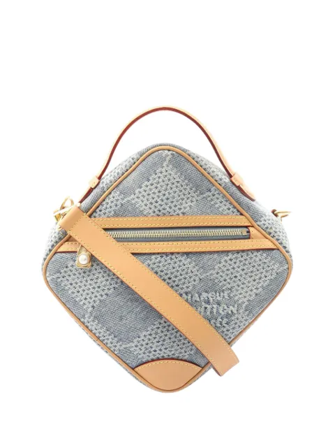Louis Vuitton Pre-Owned 2021-2025 Damier Denim 3D Chess Messenger satchel