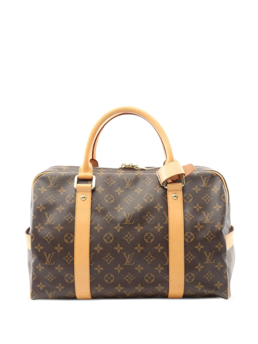 Louis Vuitton Pre-Owned 2016 モノグラム キャリーオール ボストンバッグ - ブラウン Louis Vuitton Pre-Owned 2016 モノグラム キャリーオール ボストンバッグ - ブラウン
