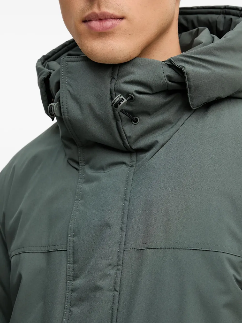 Marc O'polo Hooded Padded Jacket In Green