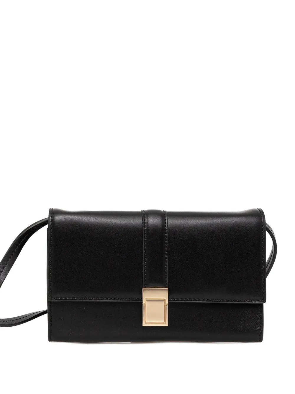 Marc O'Polo small 2-in-1 leather crossbody bag - Nero