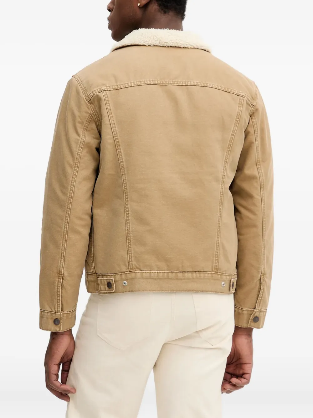 Levi's Type Iii Sherpa Trucker Jacket In Neutral