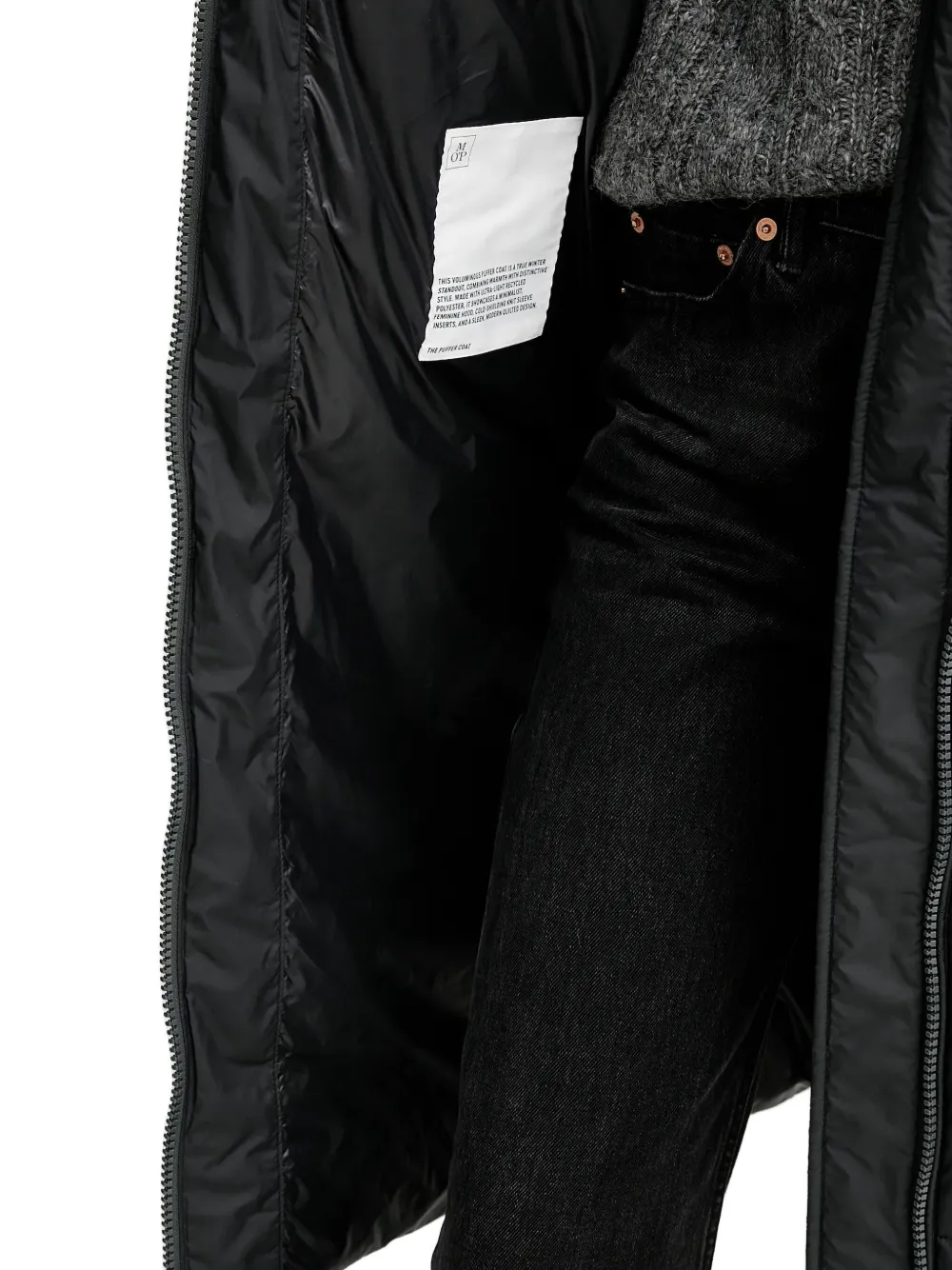 Marc O'Polo Gewatteerde jas Zwart