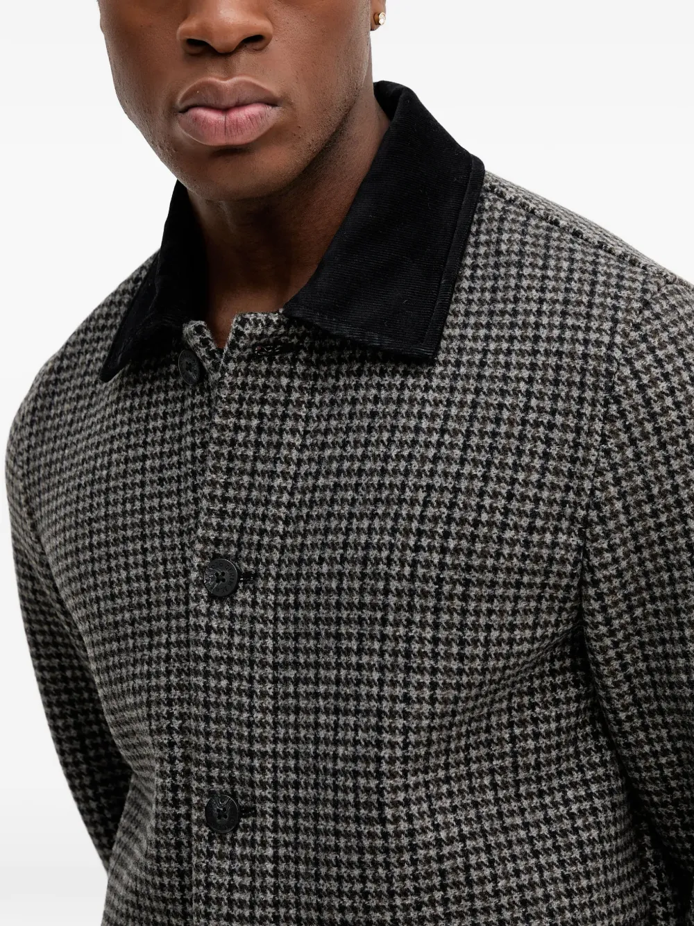 Marc O'polo Houndstooth Jacket - Black 