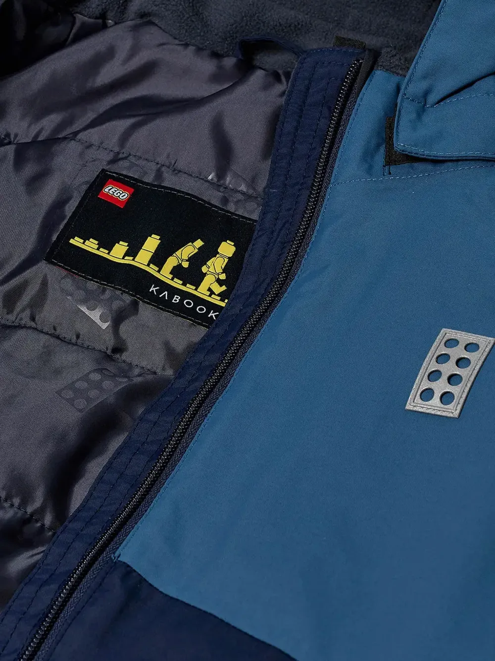Lego LWJAD 703 hooded colour-block jacket Blauw