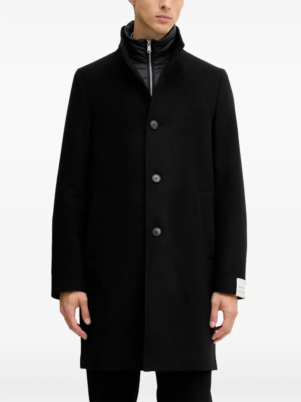Marc O'Polo button-up coat | Black | Image 1