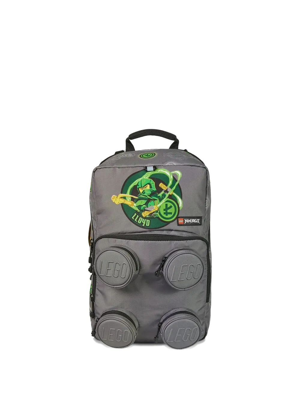 Lego Ninjago print zipped backpack - Grigio