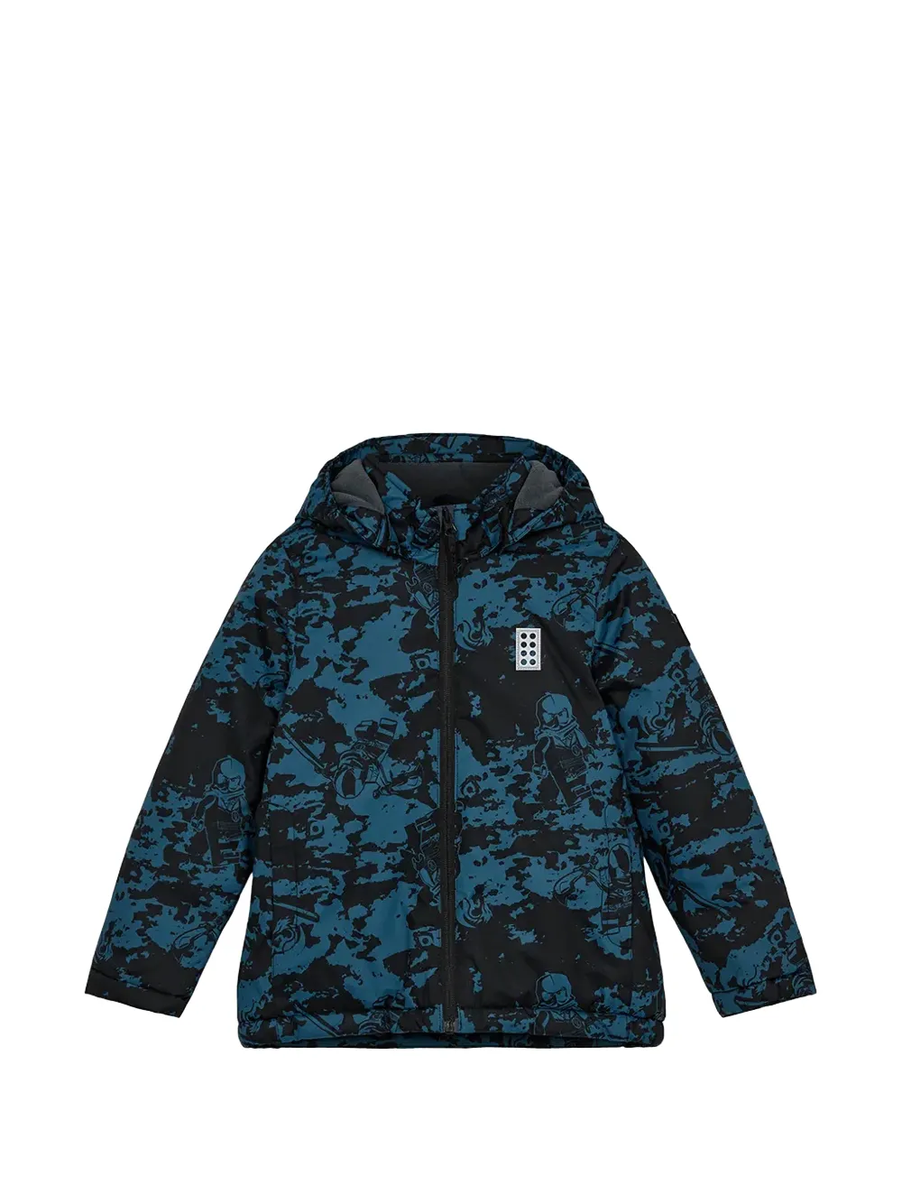 Lego LWJAD 601 graphic-print hooded jacket Blauw