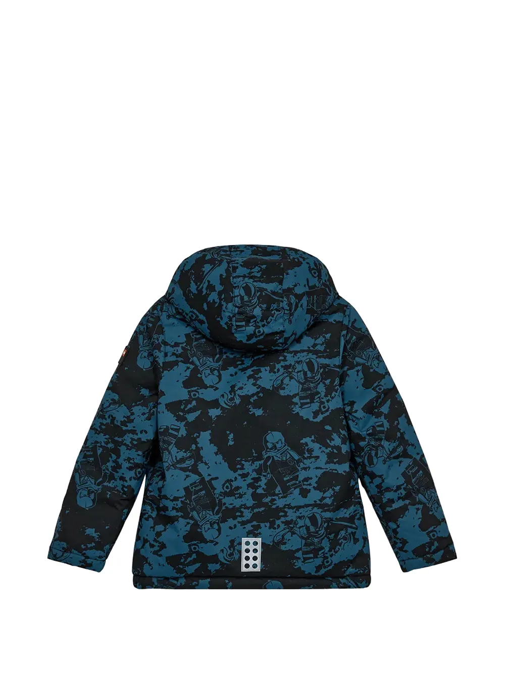 Lego LWJAD 601 graphic-print hooded jacket Blauw