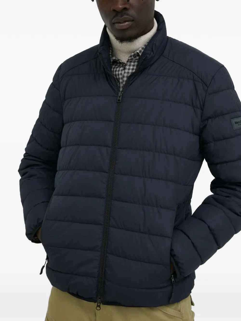 Marc O'polo Quilted Zip Jacket - Blue 