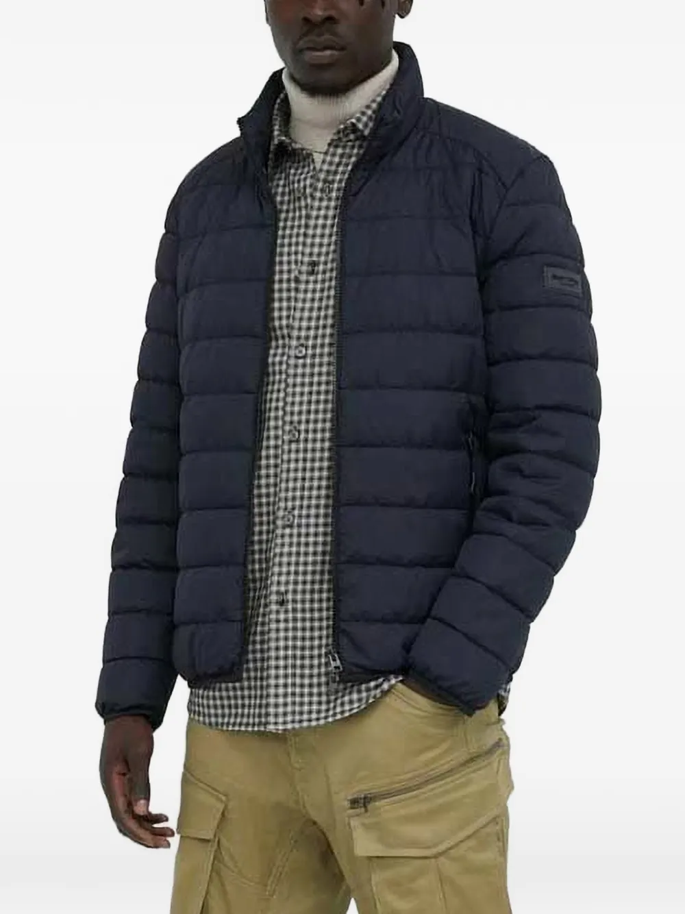Marc O'Polo quilted zip jacket - Blu