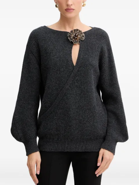 SIMONA CORSELLINI appliqué-detail sweater