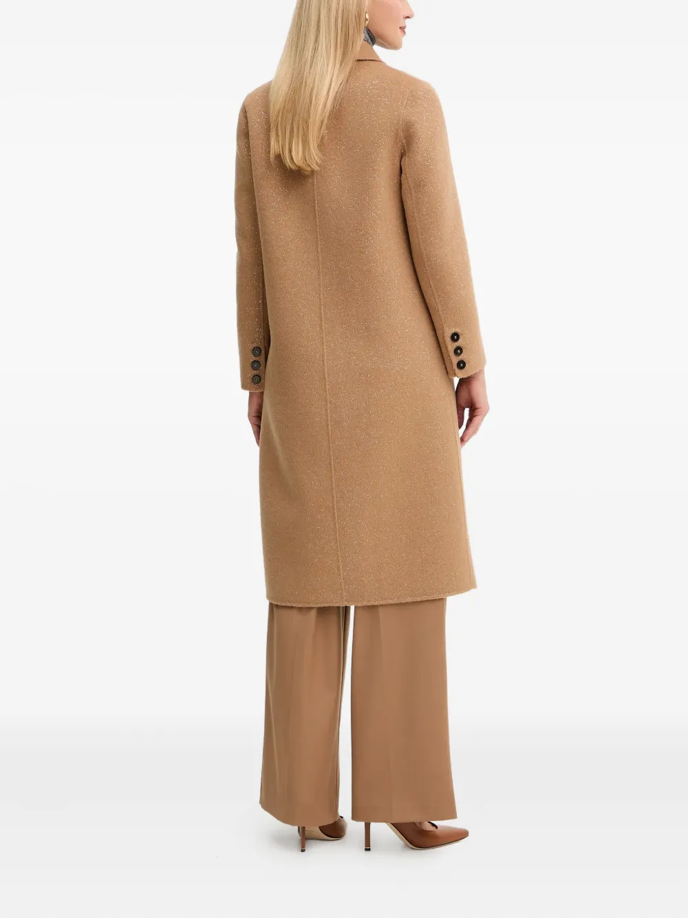  Simona Corsellini Double-breasted Coat - Brown 
