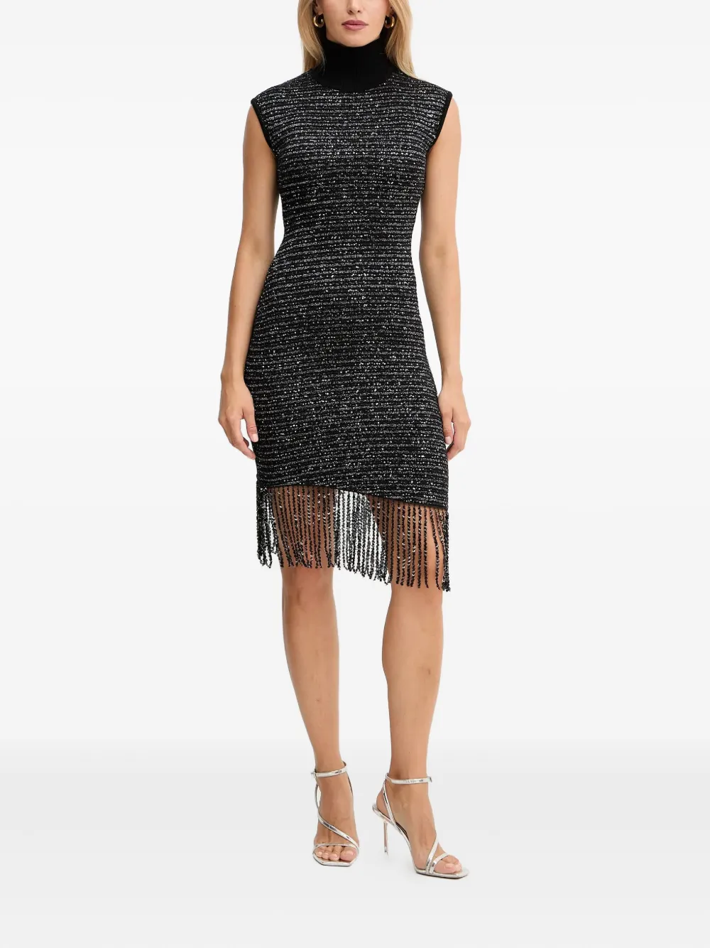 SIMONA CORSELLINI robe courte brodée de sequins à franges | Robes de soirée & robes de cocktail | Image 2