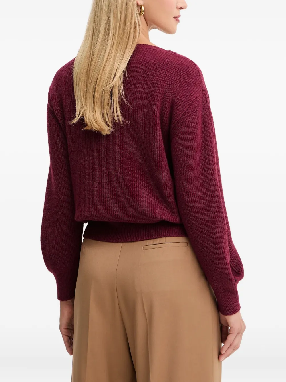  Simona Corsellini Appliqué-detail Sweater - Red 