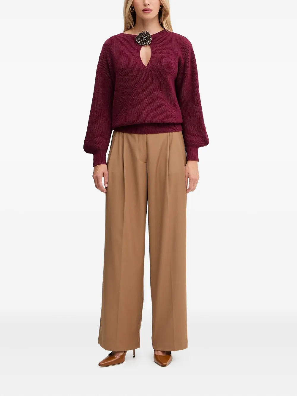 SIMONA CORSELLINI suéter con apliques | Suéteres | Image 2