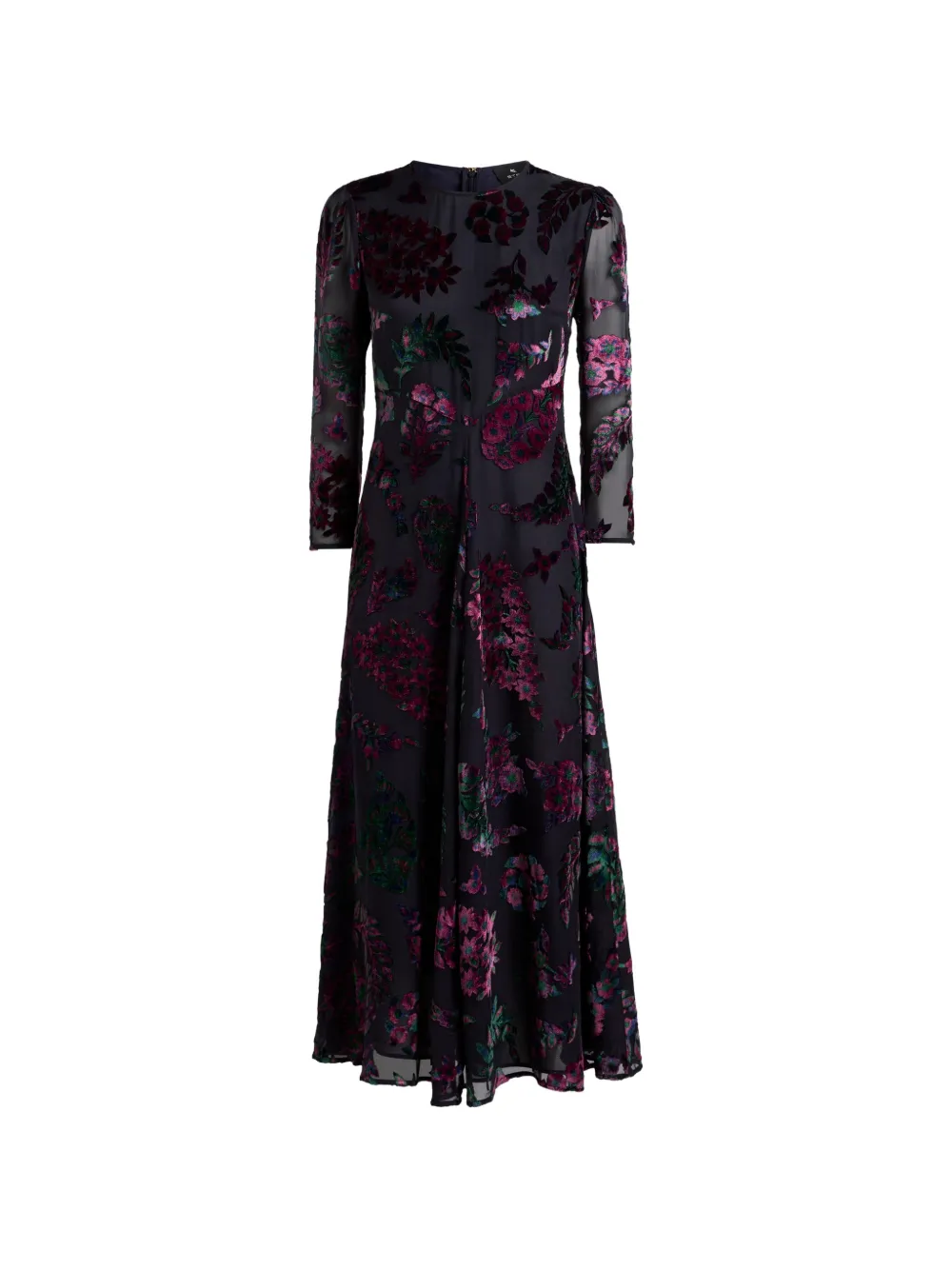 Etro Floral Dress In Black