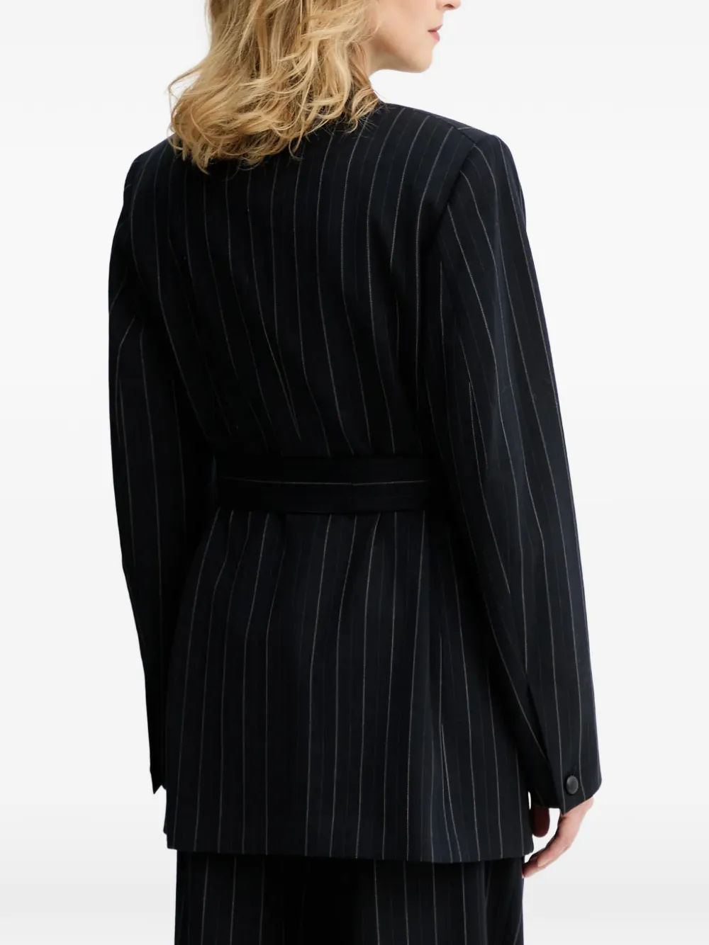  Rag & Bone Pinstripe Double-breasted Blazer - Blue 