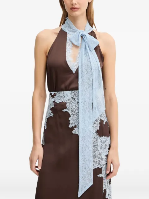 NEVER FULLY DRESSED lace halterneck blouse