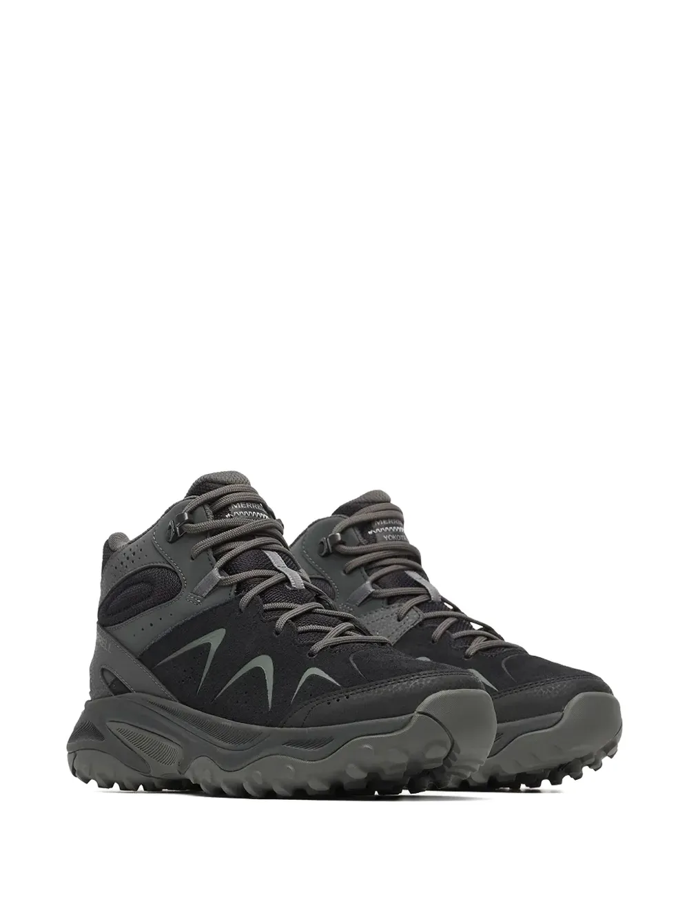 Merrell perforated panelled sneakers - Zwart