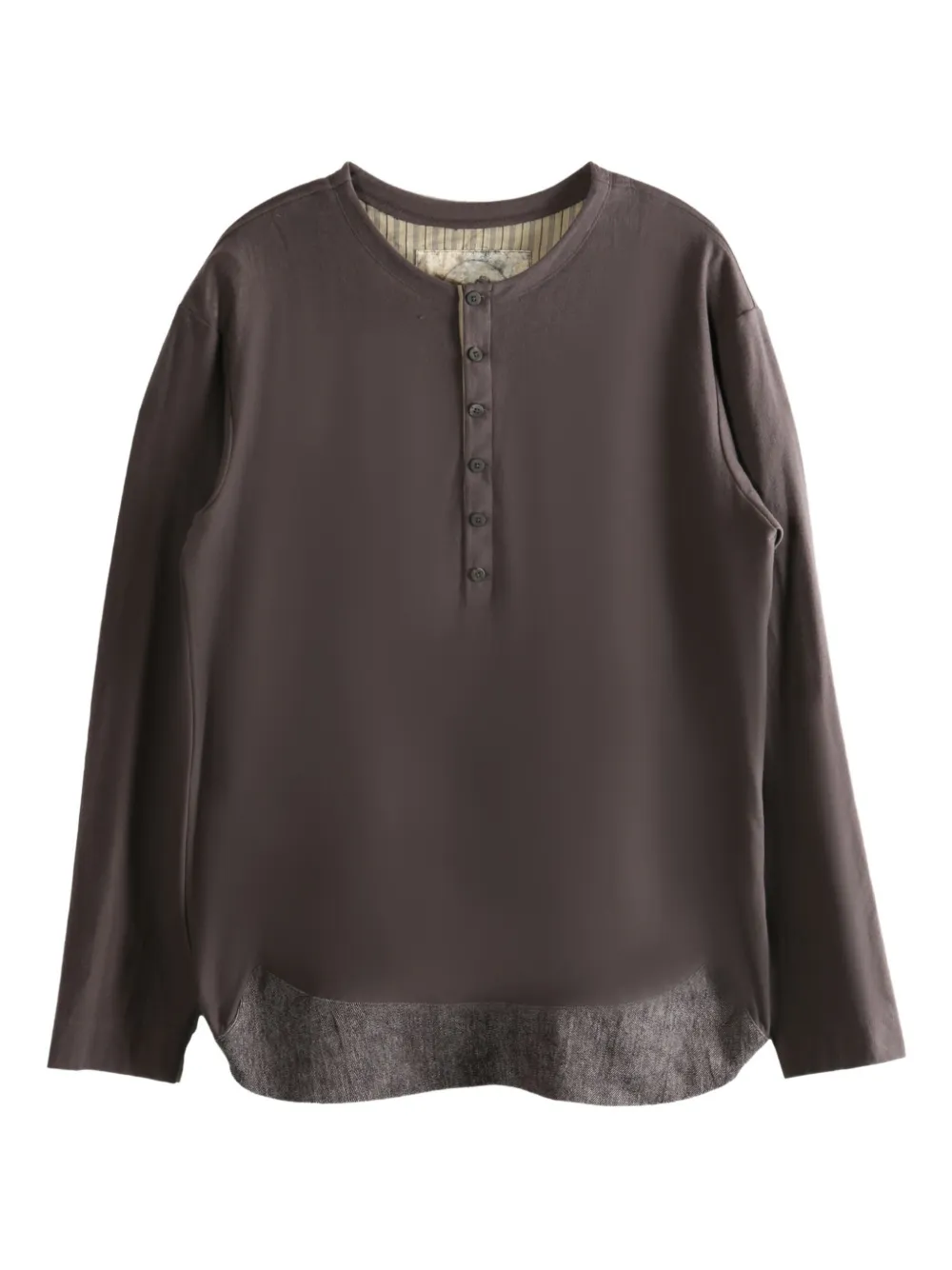 Ziggy Chen cotton T-shirt - ブラウン Ziggy Chen cotton T-shirt - ブラウン
