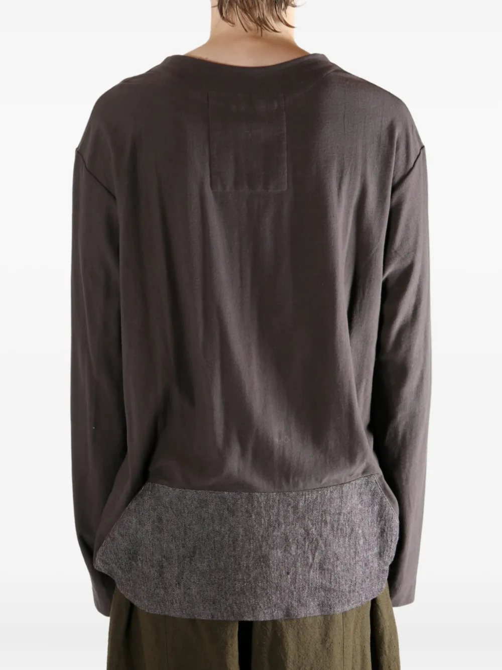 Ziggy Chen Katoenen T-shirt Bruin