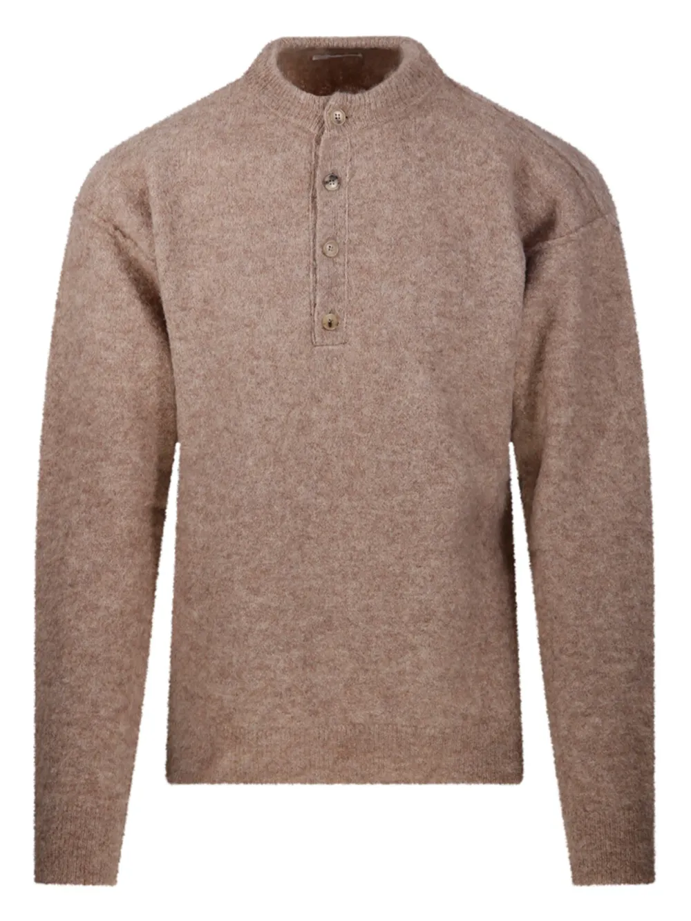 Haikure button-fastening sweater | neutro | Image 1