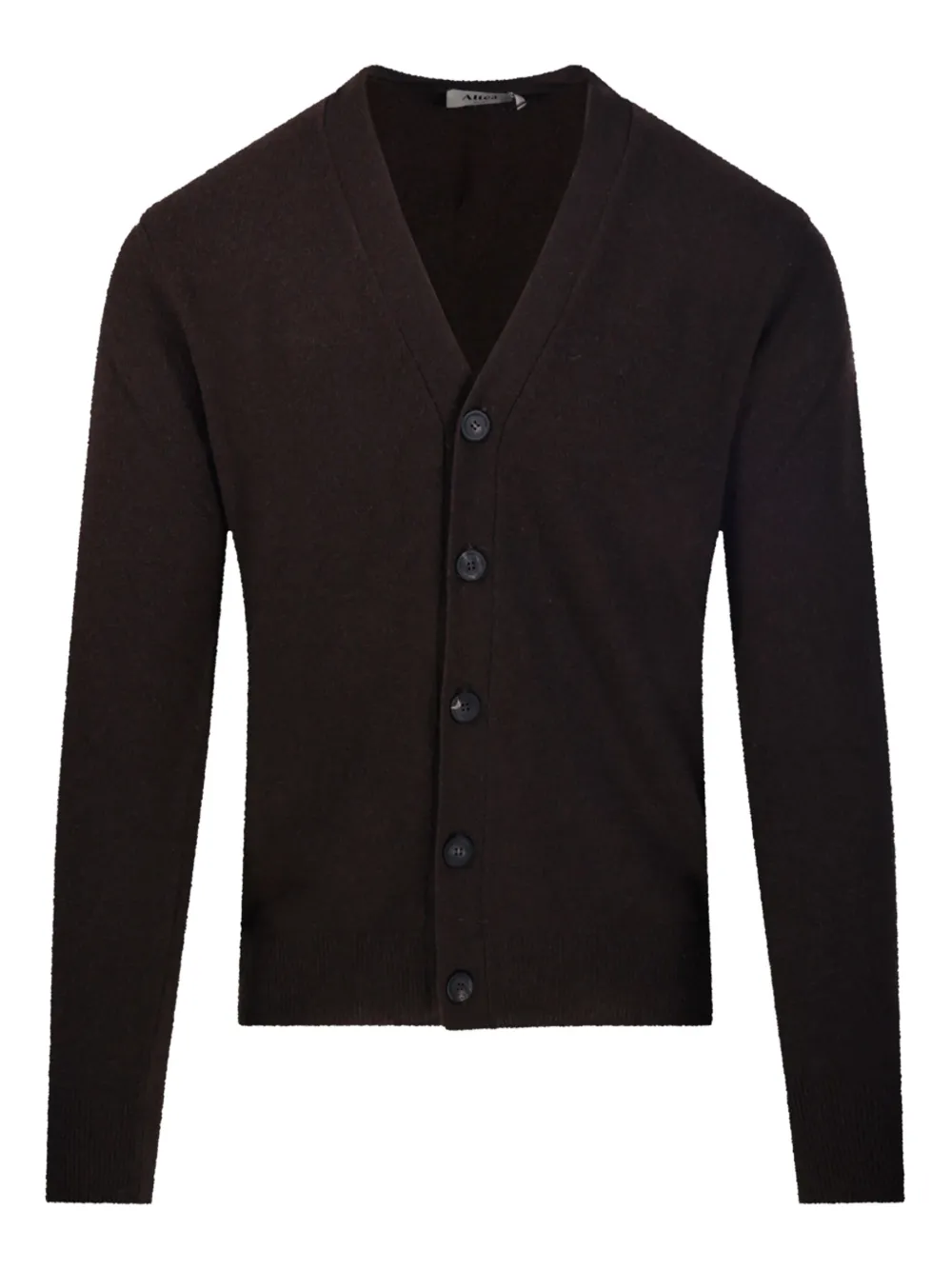 Altea button-up V-neck cardigan | Brown | Image 1