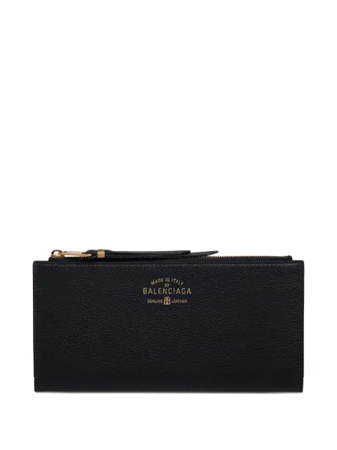 Balenciaga logo-print zipped wallet