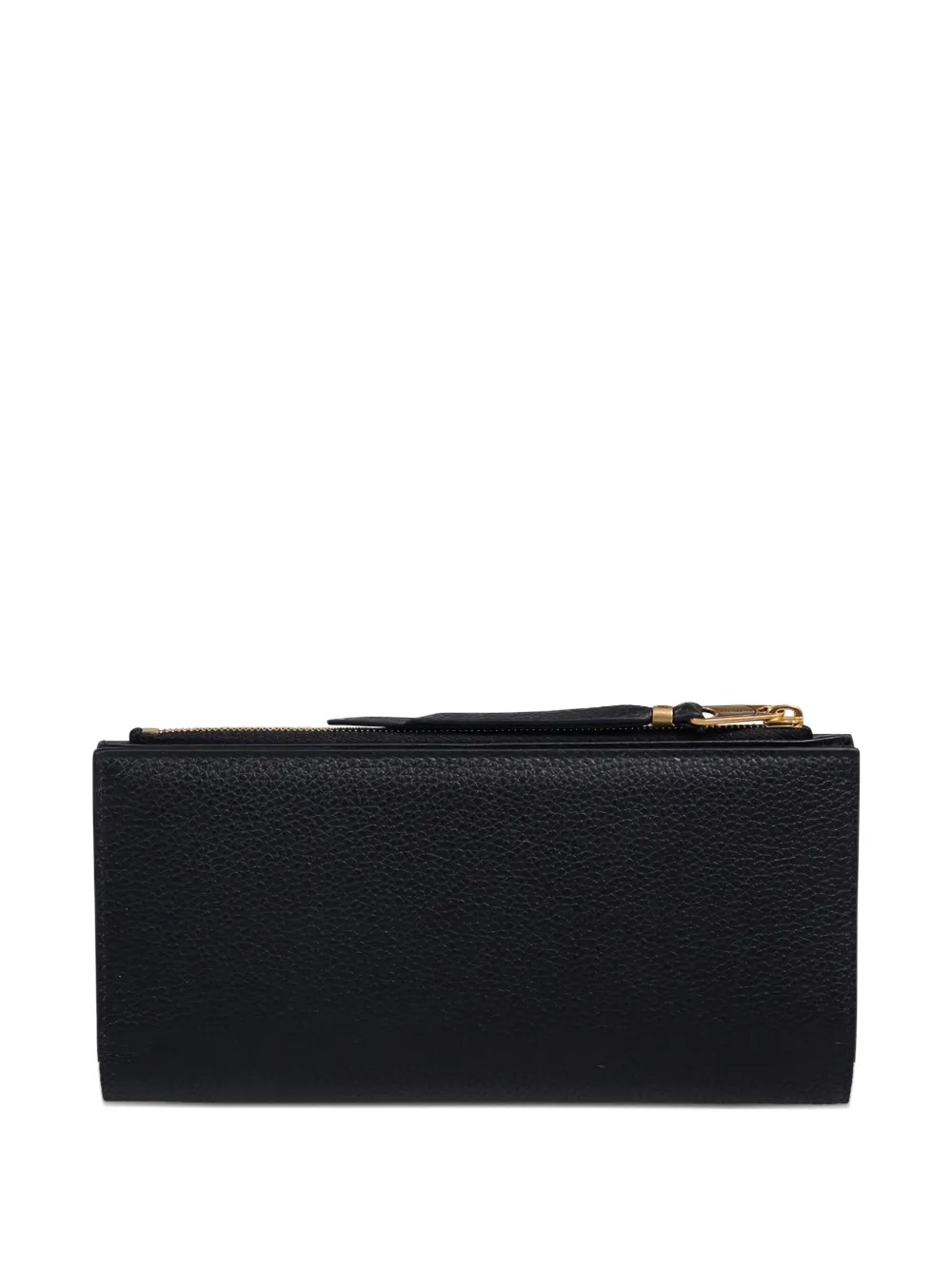 Balenciaga logo-print zipped wallet - Zwart