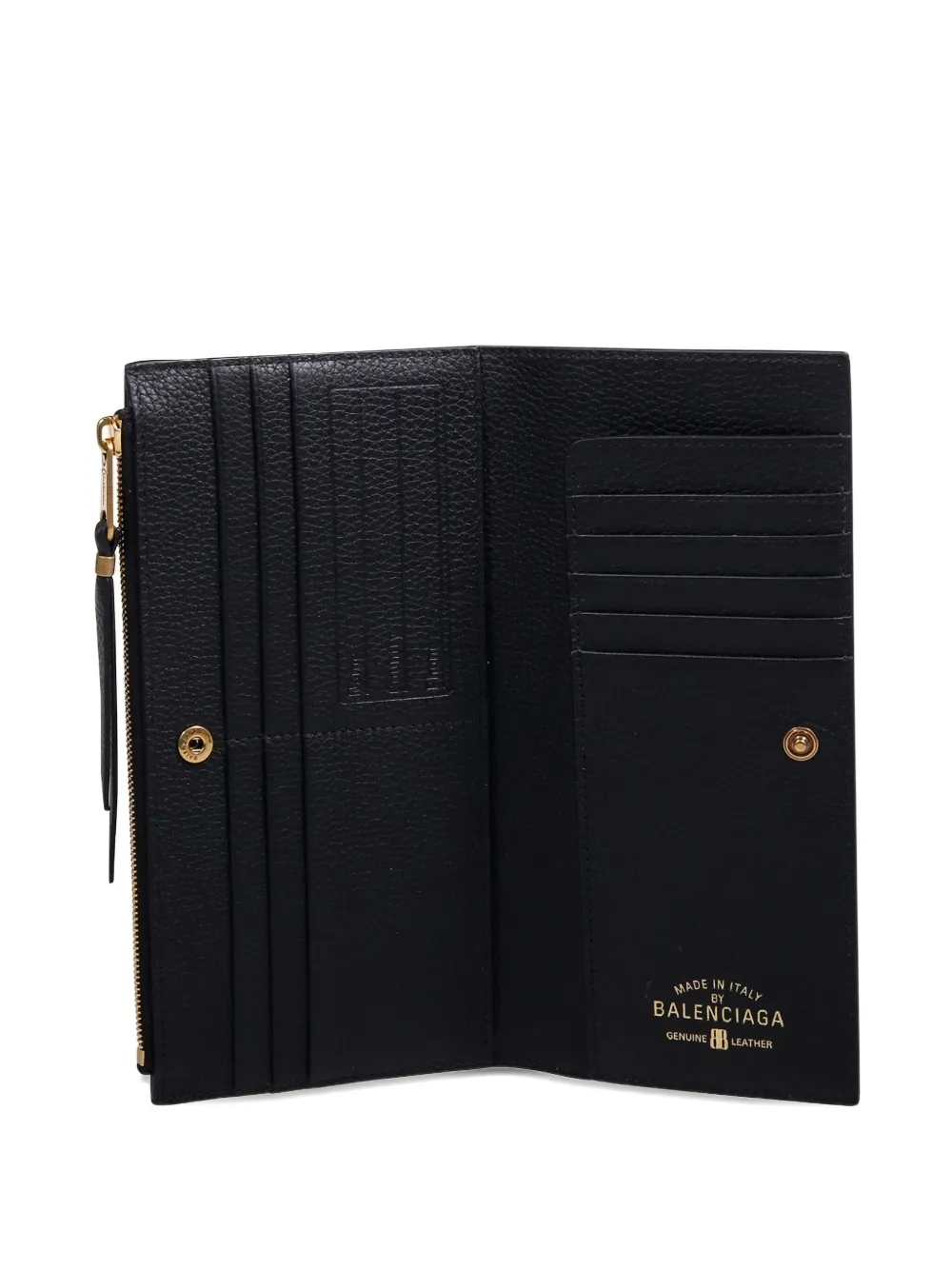 Balenciaga Portemonnee met logoprint Zwart