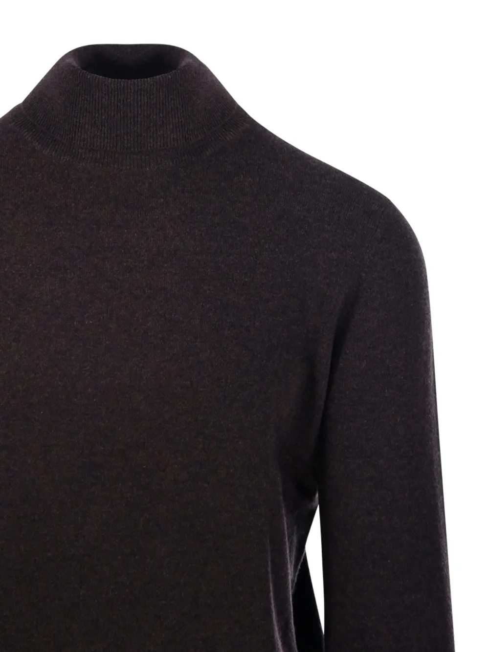 Cashmere Company High-neck Sweater In Brown