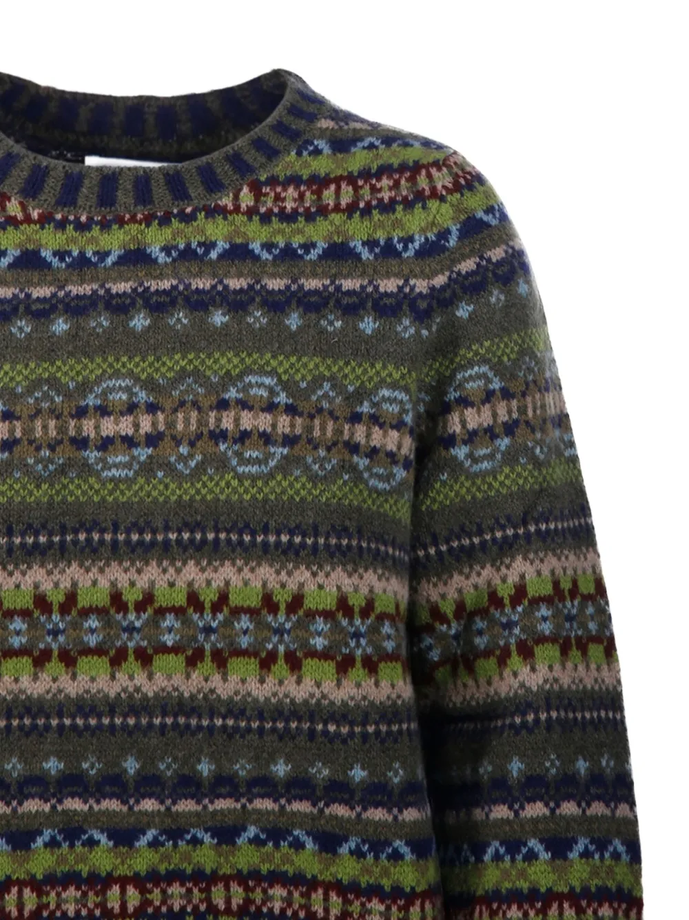 Eribé Fair Isle Knitwear In Green