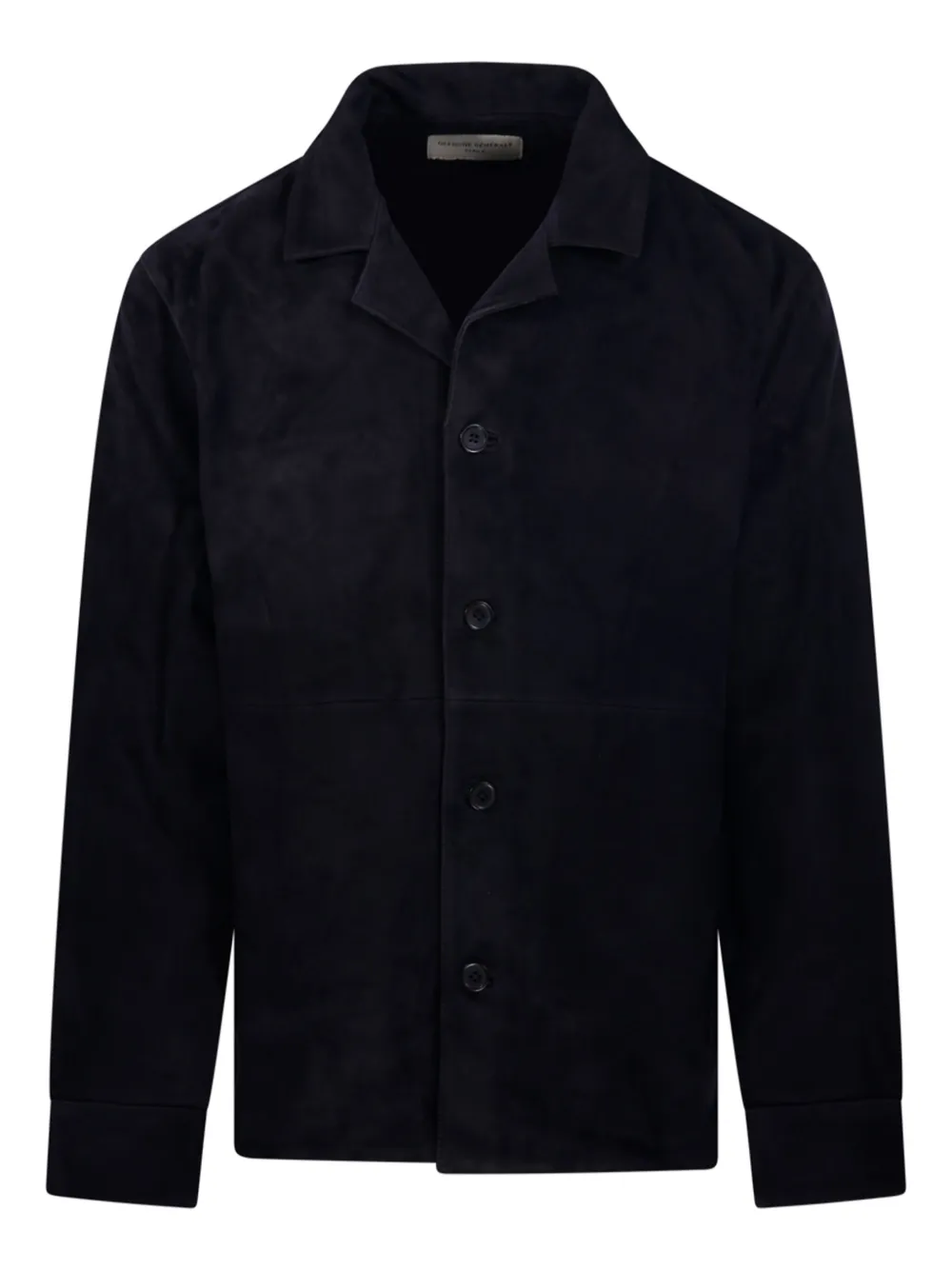 Officine Generale Single-breasted Casual Jacket In Blue