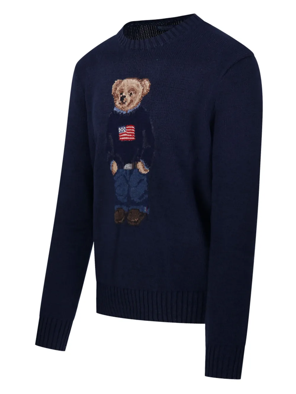Ralph Lauren Collection Trui met beerprint Blauw