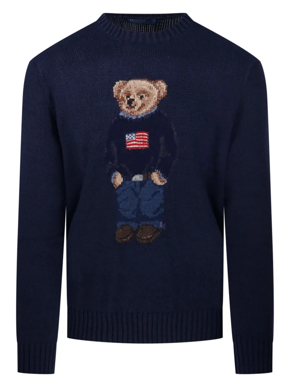 Ralph Lauren Collection Suéter com motivo de urso | Azul | Image 1