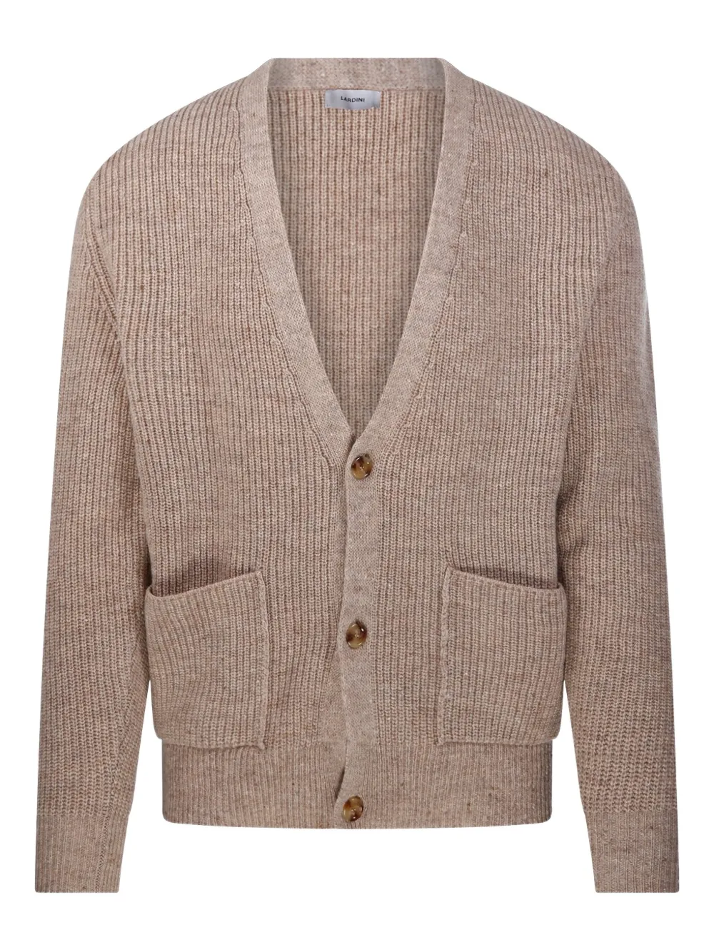 Lardini button-fastening cardigan | Neutrals | Image 1