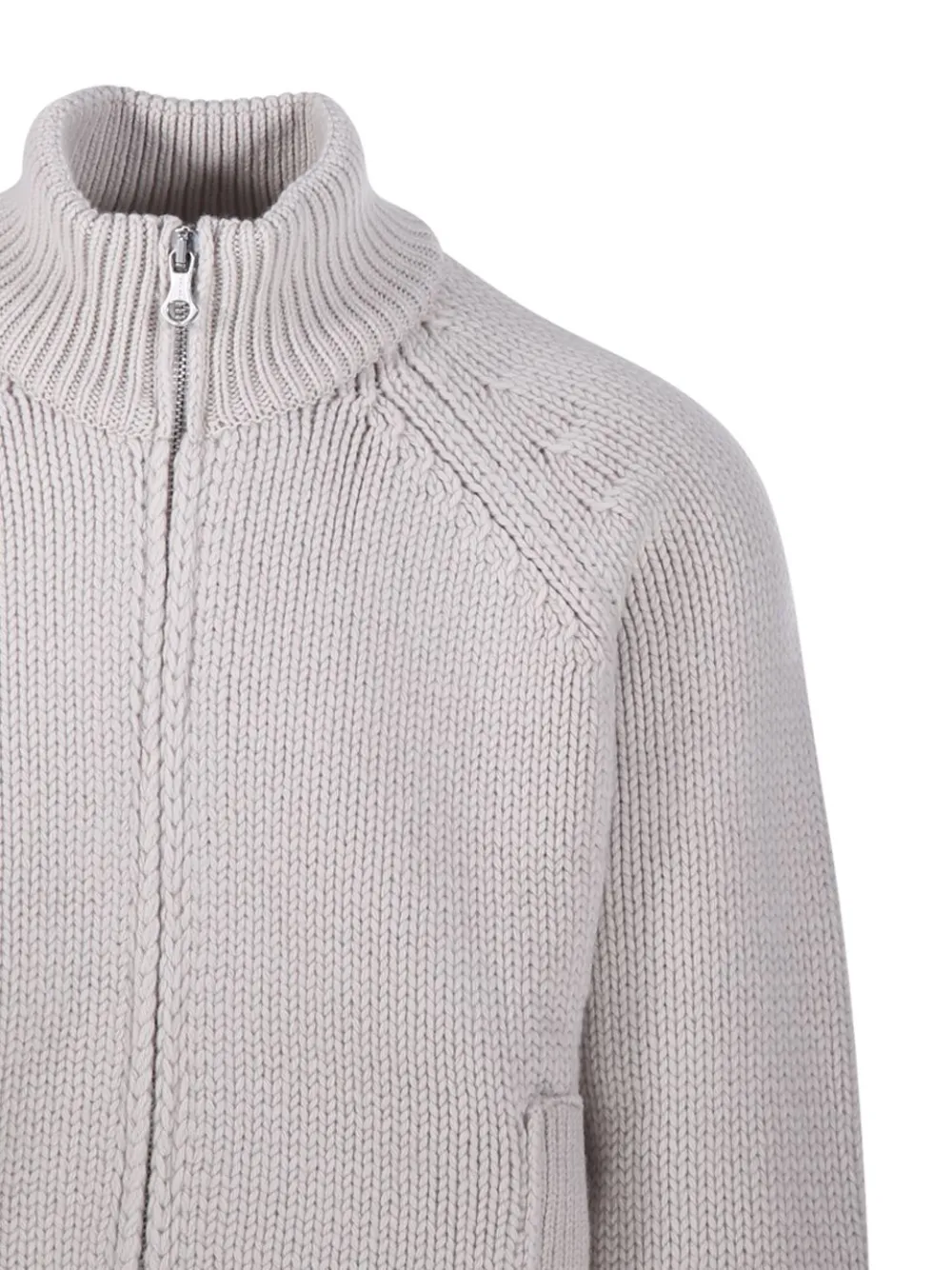 Our Legacy Raglan-sleeve Zip-up Cardigan In Gray