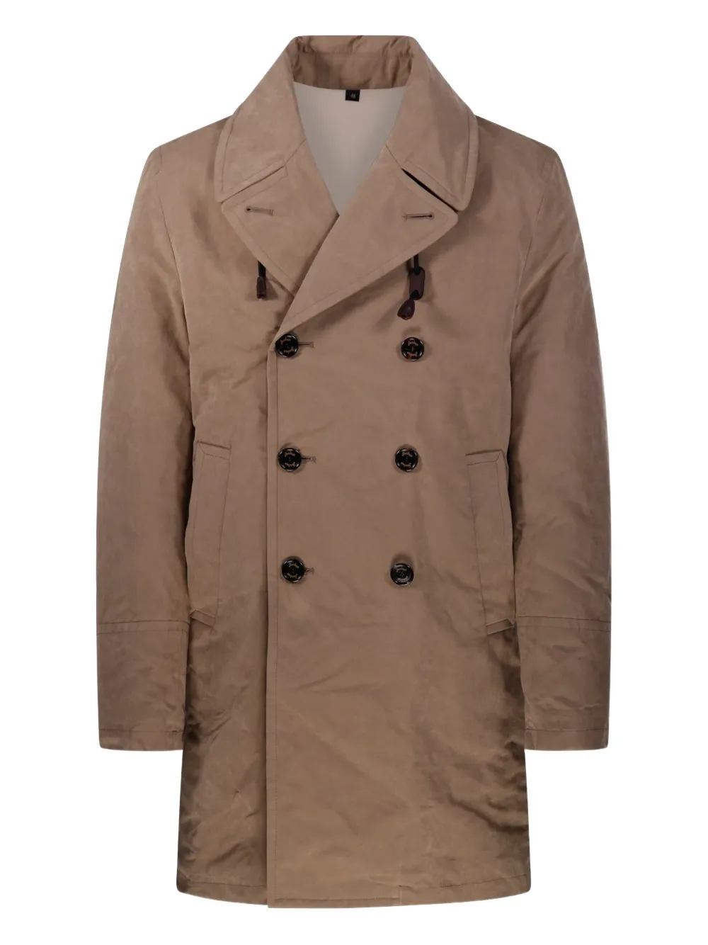 Sealup gabardina con doble botonadura | marrón | Image 1