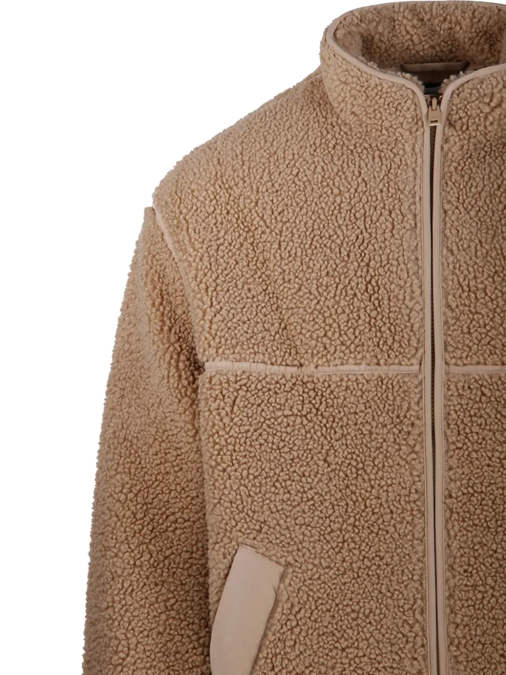 Maison Kitsuné Fleece jack Bruin