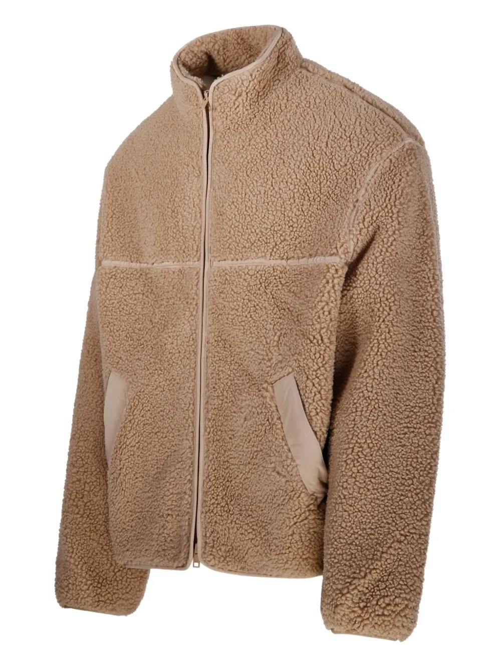 Maison Kitsuné Fleece jack Bruin